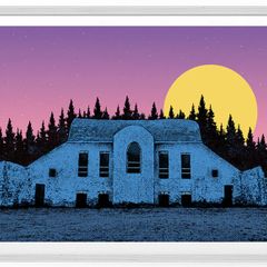 Hellfire Club 'Dawn / Dusk' Framed JANDO Art Print - 64x90cm (A1)