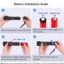 Torch Rechargeable, 500000 Lumens Torches LED Super Bright Flashlight, Adjustable Focus, 5 Modes, 5000 mAh Long Lasting, IP67 Waterproof, Smart Digital Display for Camping, Power Cuts,Emergency Image 7
