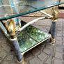 Elegant Swan Detailing Coffee Table Image 5