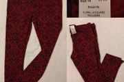 Floral Jacquard Trousers NEW WITH TAGS