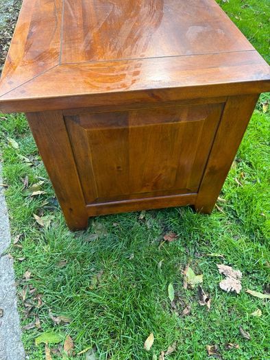 solid wood tv unit