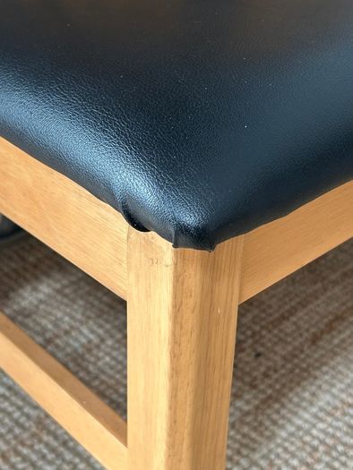 Solid wood dining chairs