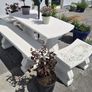 Concrete Garden Table and Benches Image 6