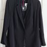 PLUS SIZE (20) Black Lace Detail Collar Blazer. New Image 2