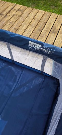 2 tier Travel cot with changing table. excellent condition.