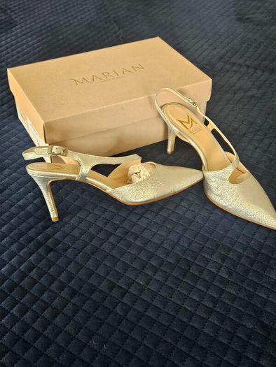 Silver Slingback Shoes
