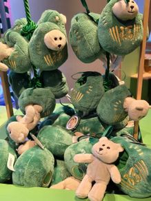 Starbucks Japan Shibuya Crossing Exclusive Bearista Daruma Plush - Green Lucky Charm New with Tags