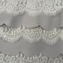 Light Grey Lace Detail Jaques Vert Dress - Size 10 Image 3