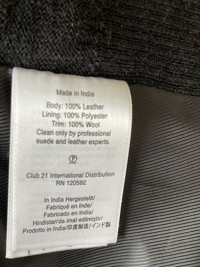 DKNY leather jacket