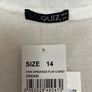 New Quiz Cream Organza Cardigan Image 3