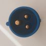 16 Amp 3 Pin PCE Grey & Blue Plug 200-250v. IP44/54 Image 2