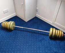 York Weight Set 35kg + Barbell