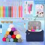 Brand New Coopay 73-Piece Crochet Set for Beginners with Yarn and Accessories Image 3