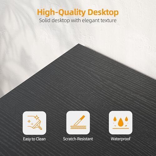 L Shaped Desk with Power Outlets
