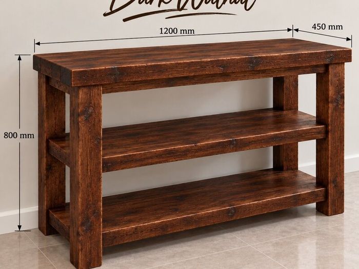 Handmade Rustic Bathroom Double Vanity - 1200mm