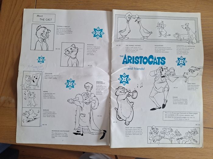 Walt Disneys The Aristocats Press Campaign Book