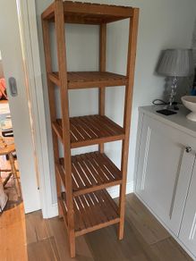 Wooden Bathroom shelves