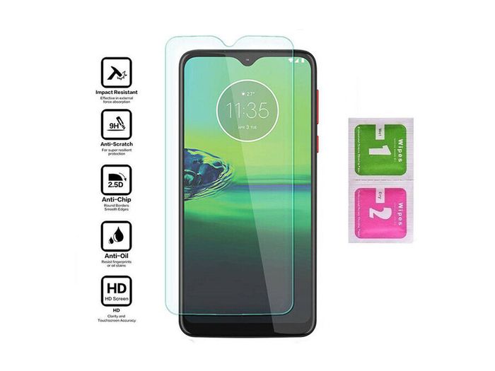 For Motorola Moto G8 Play Tempered Glass Premium Screen Protector Guard Film New - FHT09MTG