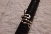 vintage sterling silver snake ring