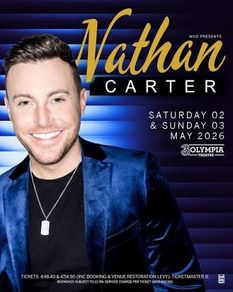 Nathan Carter 3rd May Olympia