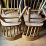 Solid pine Kitchen chairs x 4 Image 2