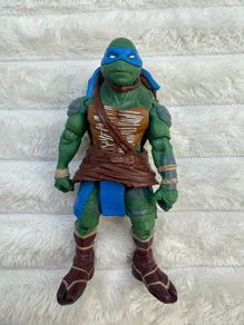 Teenage Mutant Ninja Turtles Leonardo Figure Playmates 2014 Movie TMNT approx. 13 cm. Used Please see photos