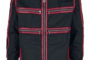 Gothicana Men's Between-Seasons XXL Jacket with Faux Leather Details (Brand New and Unopened)