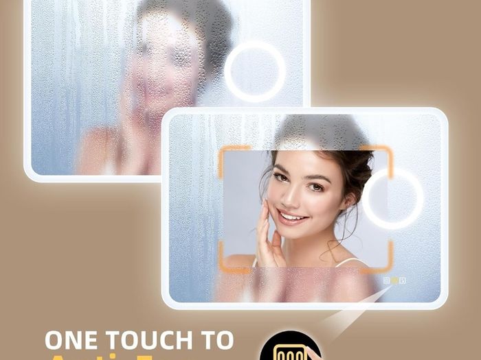 LED Bathroom Mirror Bright Makeup Cosmetic