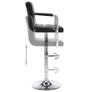 Bar Stools 2 pcs Black Faux Leather Image 4
