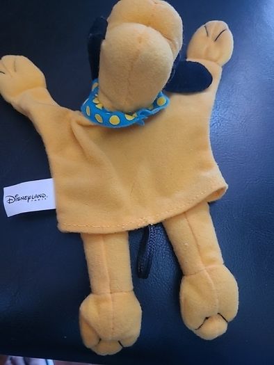 RARE 2001 Pluto 7" McDonald's EUROPE Plush Hand Puppet Disney Disneyland Paris