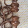 Curtain rail rings and ends Image 5