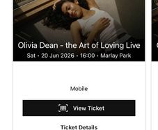 2 tickets Olivia Dean 20.june Marlay Park