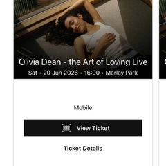 2 tickets Olivia Dean 20.june Marlay Park