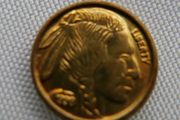 US Miniature 24K Gold Plated Token