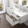 20 x Furniture handle Bombay, L160mm, 128mm interaxis, Zamak, Silver painted aluminium Image 3