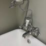 Burlington free standing bath + taps Image 6