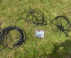 Large TORO Micro Drip Irrigation Set 32 Plant Watering Lines, Stakes & Emitters