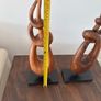 Wooden abstract sculpture x 2 Image 2