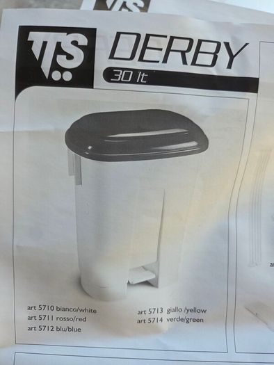 Pedal bin. New