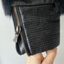Versace jeans couture leather and fur jacket Image 4