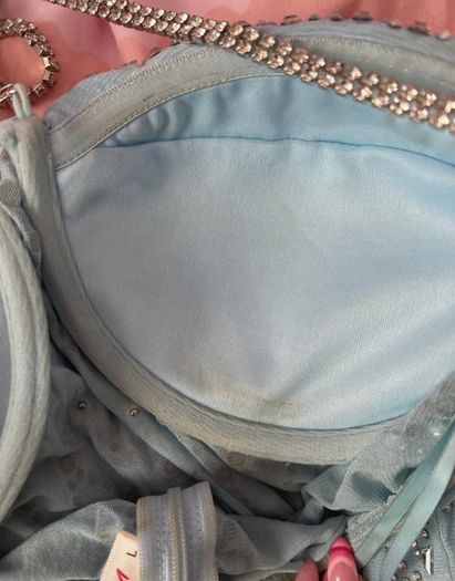 Baby Blue detailed dress