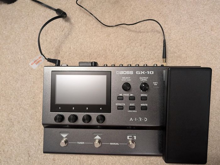 Boss Gx10 Guitar Multi Effects Processor  additional  patches loaded plus 16 Impulse response  loaded plus a Boss BT Dual Bluetooth adapter transmitter