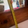 Beautiful heavy solid wooden unit and matching mirror Image 10