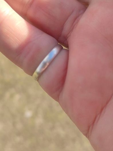 Mid Century Large Oval Cabochon Agate Sterling Silver Ring