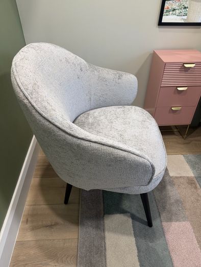 Grey Accent Armchair - Brand New in box - Harvey Norman