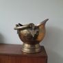 Solid Brass Coal Bucket Helmet Image 2