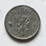 Norway 25 Ore 1943 German Occupation. Dull Metal Image 2