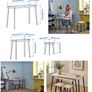 Ikea Fridnas Nesting Table/Desk/Console Table/Stools - Collection only Image 4