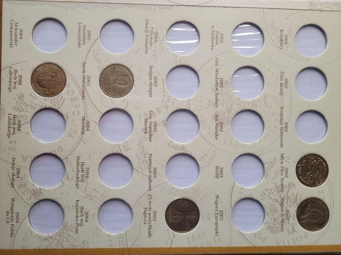 Asking price 440 euro. Poland Set of 2 zloty coin GOLD NORDIC 1995-2009 (103 pieces).