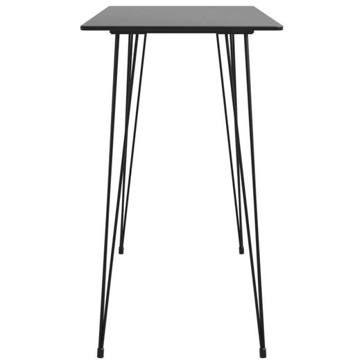 Bar Table Black 120x60x105 cm